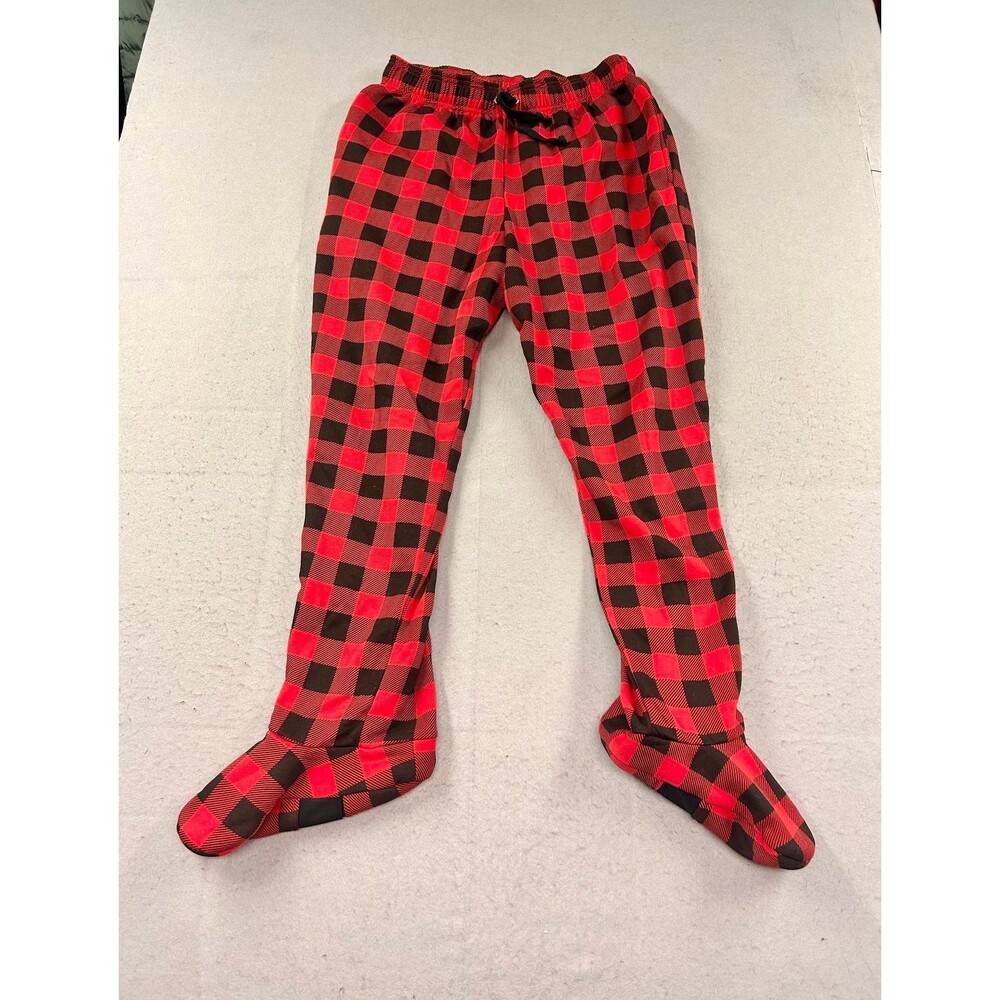 Feejays Pants Adult SweatPants Footed Footie PJs Comfy Pajamas Large
